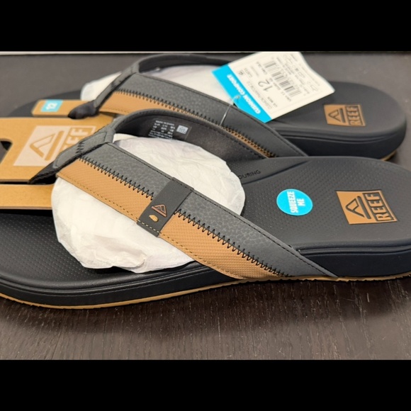 Reef Cushion Phantom 2.0 Flip Flops Sandals Tobacco/Grey Mens 12 main image 10